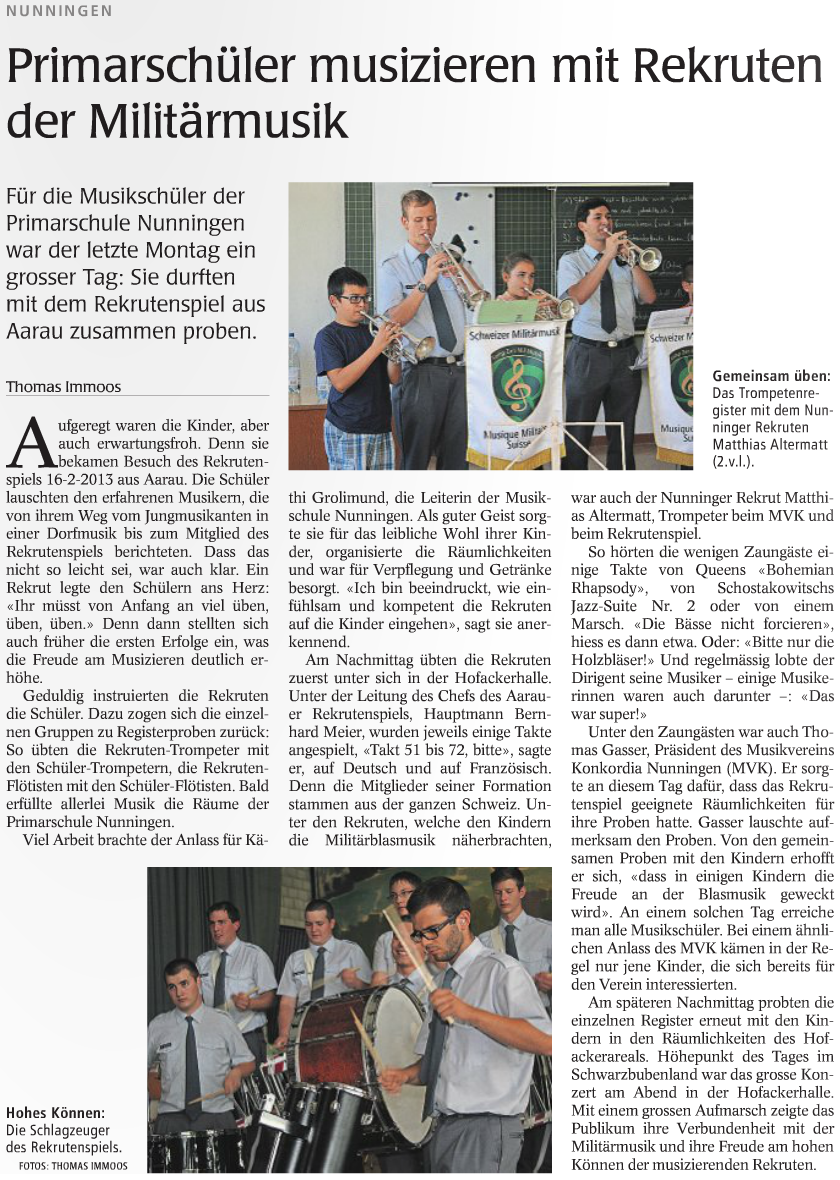 Wochenblatt für das Schwarzbubenland und das Laufental   Nr. 39   26. September 2013   Seite 9